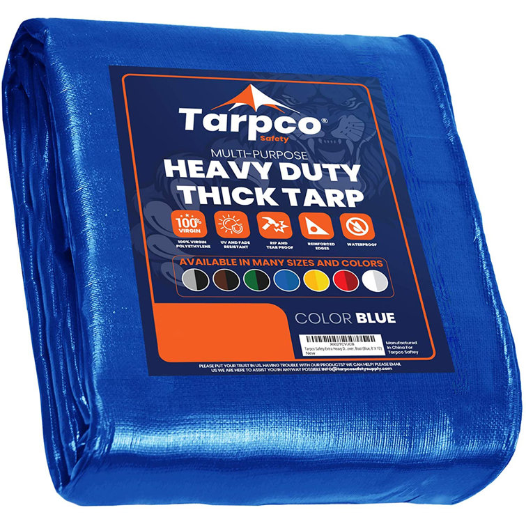 Tarpco Safety Safety Extra Heavy Duty Tarp Cover Tent Wayfair